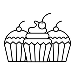 delicious cake and cupcake food dessert bakery