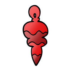 cartoon doodle christmas decoration