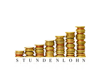 Steigender Stundenlohn