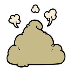 cartoon doodle poop