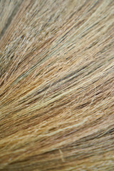texture of straw broom