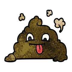 cartoon doodle poop