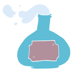 cartoon doodle potion bottle