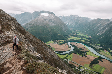 Fototapeta na wymiar Norway Hiking Views