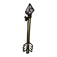 primitive arrow cartoon doodle