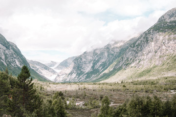 Fototapeta na wymiar Norwegian Glacier Hike
