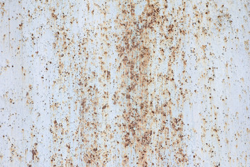 Texture of rusty metal plate background