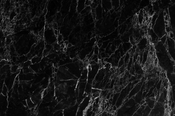 Fototapeta na wymiar Black marble stone texture abstract background pattern