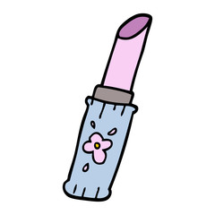 cartoon doodle lipstick