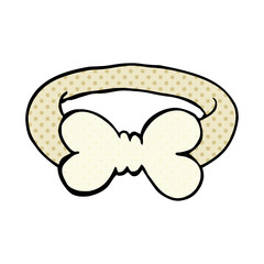 cartoon doodle bow tie