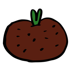 cartoon doodle tomato
