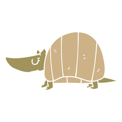 cartoon doodle armadillo