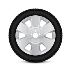 Obraz premium Alloy wheel with tyre
