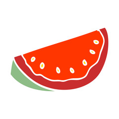 cartoon doodle watermelon