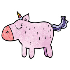cartoon doodle cute unicorn