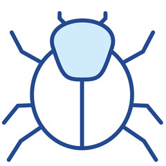 Software Bug Vector Icon Illustration