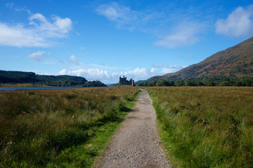 Fototapeta na wymiar Eilean Donan Castle Scotland Panorama