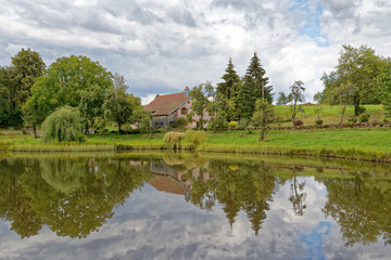 Fototapeta na wymiar Lac des Haute Saône