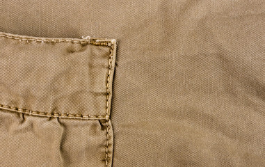 clothing items washed cotton fabric texture with seams