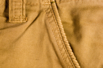 clothing items washed cotton fabric texture with seams