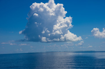 青い空、積乱雲と。