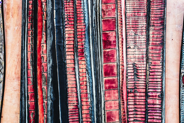 Arrière plan abstrait lignes de couleur