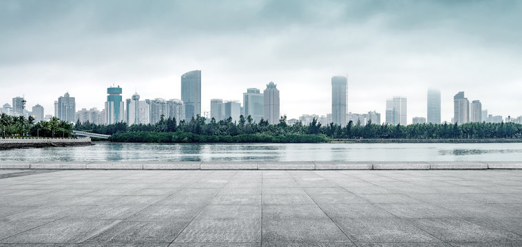 Skyscrapers in Hainan Island, China