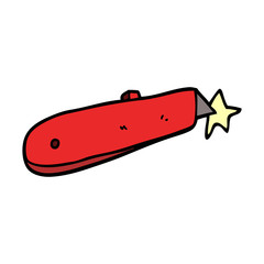 cartoon doodle work knife