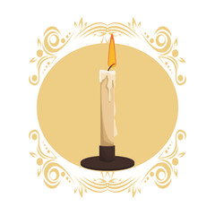 Antique candle light