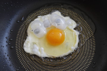 Cooking Fried Egg.