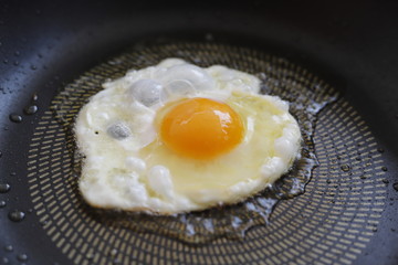 Cooking Fried Egg.