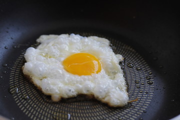 Cooking Fried Egg.
