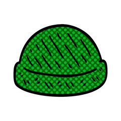 cartoon doodle winter hats