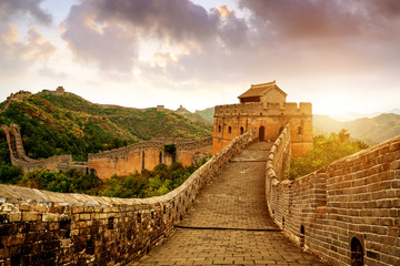 The Great Wall of China.