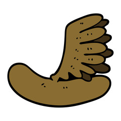 cartoon doodle of a hot dog