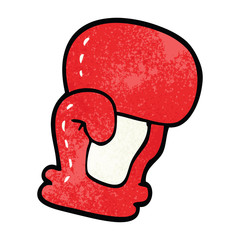 cartoon doodle boxing glove