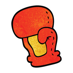 cartoon doodle boxing glove