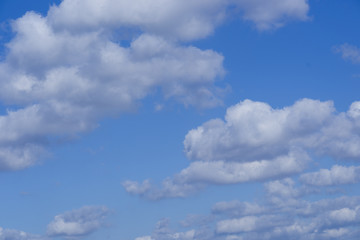 blue sky with clouds
