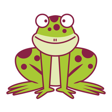 frog cute cartoon