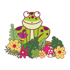 frog cute cartoon