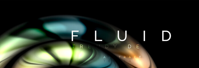 Fluid color motion concept