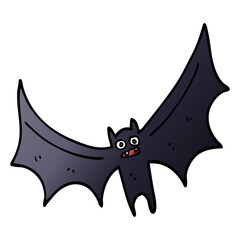 Fototapeta premium cartoon doodle bat