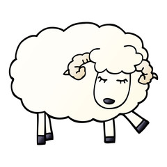 cartoon doodle cute sheep