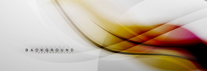 Smooth blur wave background