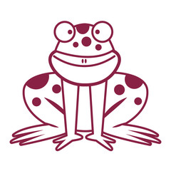 frog cute cartoon