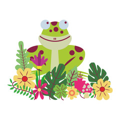 frog cute cartoon