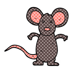 cartoon doodle mouse rat