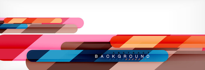 Abstract colorful lines, modern geometric background design