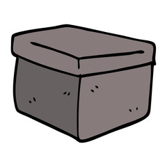 cartoon doodle office filing box