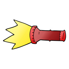 cartoon doodle electric torch